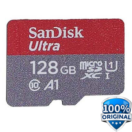 SanDisk Ultra microSDHC XC Card Class 10 A1 120MBps SDSQUA4 128GB