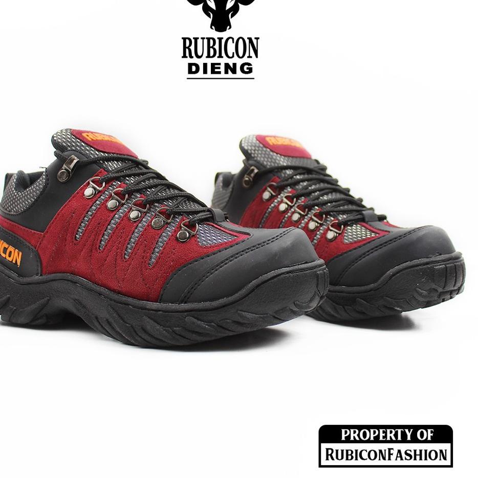 [PRODUK L7Sjk] SEPATU SAFETY BOOTS PRIA TRACKING HIKING GUNUNG RUBICON PREMIUM QUALITY UJUNG BESI RU