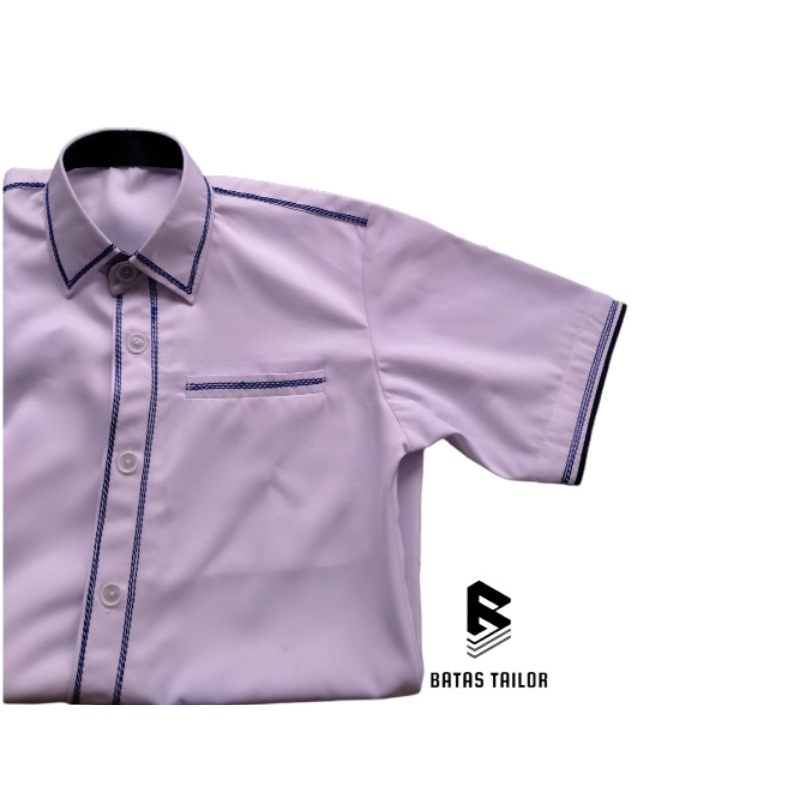 SERAGAM BAJU DINAS PUTIH PRIA TANGAN PENDEK MAHKAMAH AGUNG