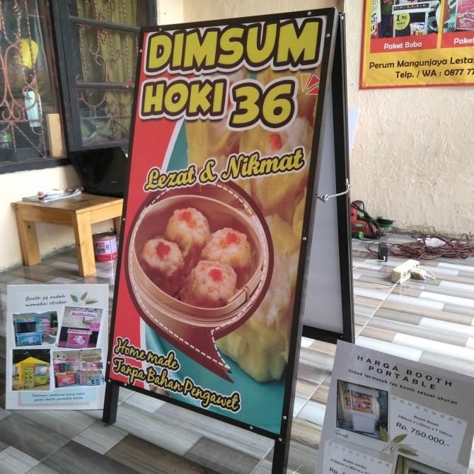 

Standing menu || Papan menu || Papan promosi