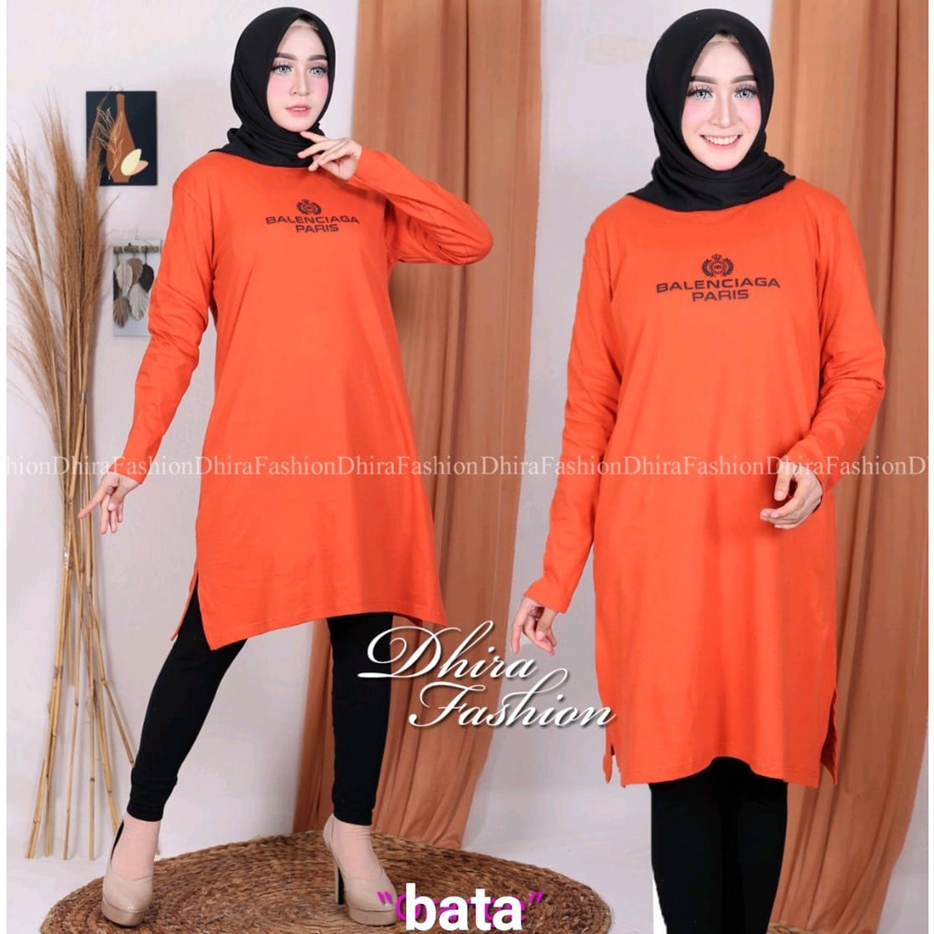 tunik kaos wanita catton combed 24s