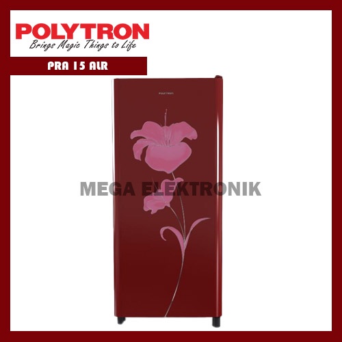 POLYTRON PRA 15 ALR / ALB KULKAS LEMARI ES 1 PINTU 150LITER - KHUSUS JABODETABEK