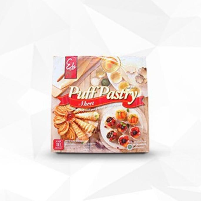 

EDO Puff Pastry Zuppa Sheet Unbaked Frozen 750 gr TERLARIS TERPERCAYA ORIGINAL
