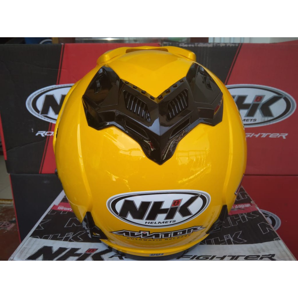 NHK AVIATOR_SOLID YELLOW (DOUBEL VISOR)