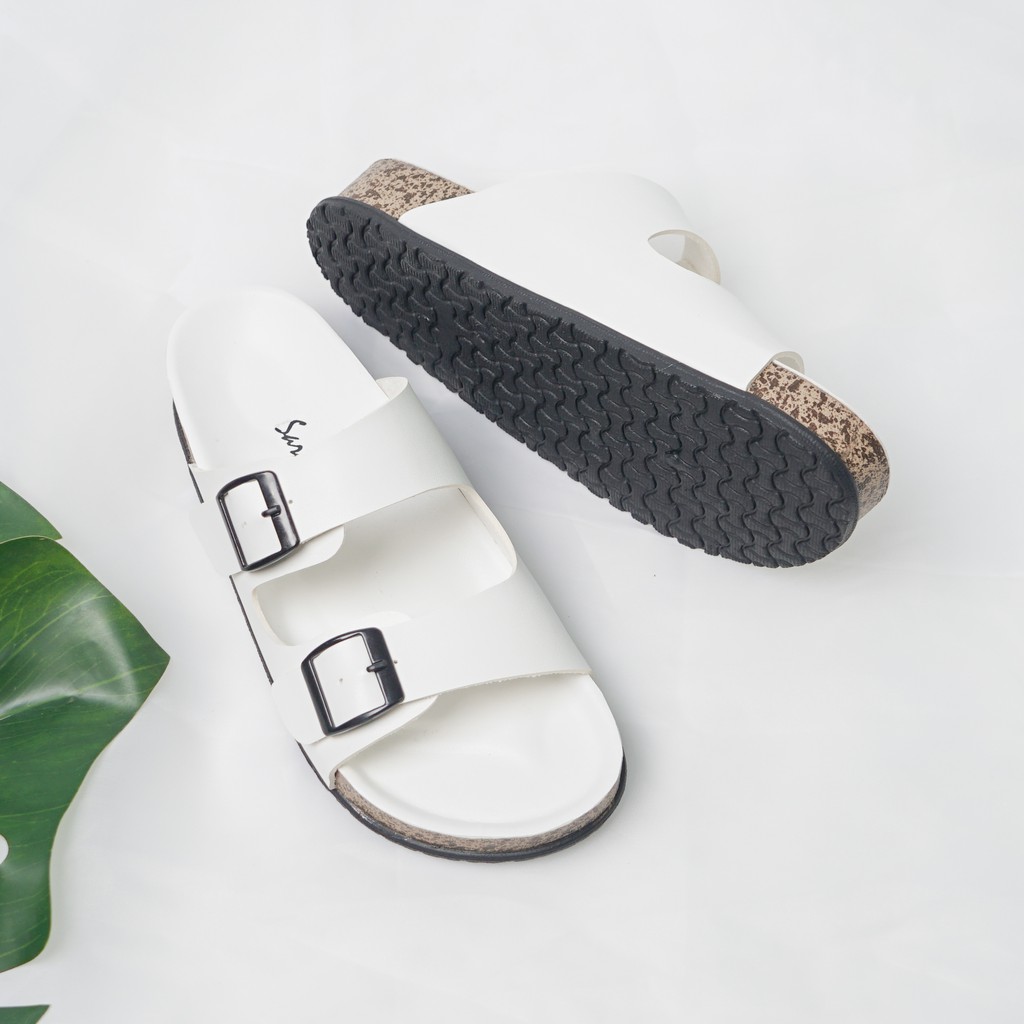 Sarasara JINNY Sandal Birken Sandal Slide Casual Fashion Wanita Kekinian Trendy Terbaru-2