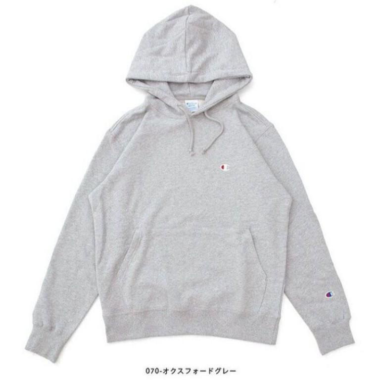 "CN.20Au22ѕ" Hoodie Champion Original Basic Grey Full Tag Label Unisex / Champion Hoodie Original