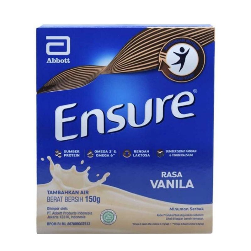 

Ensure Susu Bubuk Nutrisi Dewasa Vanila 150 g