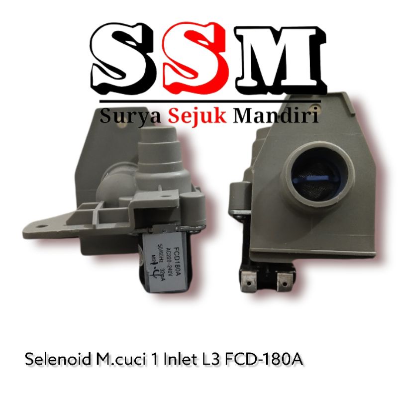 SELENOID MESIN CUCI 1 INLET FCD 180A 220 VOLT