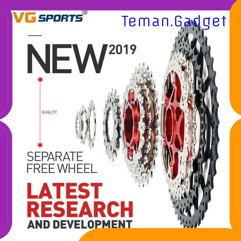 TG-IB0565 VG Sports Gigi Sprocket Sepeda Round Ultralight 9 Speed 42T - VG72