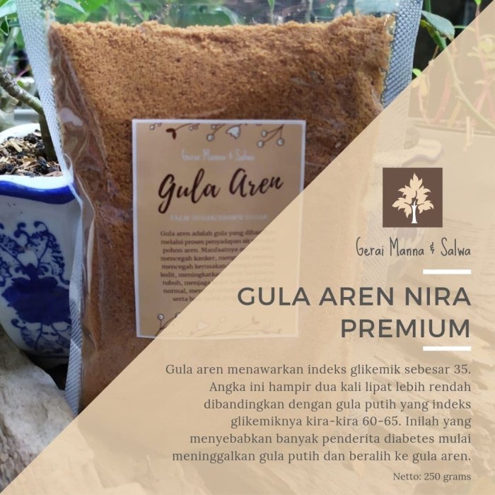 

Siap Kirim Gula Aren Semut - Brown Sugar - Palm Sugar - 250 Gram