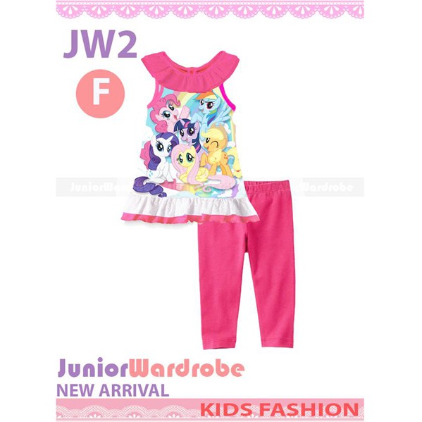 Fashion Girl JW 2 F setelan anak perempuan little ponny