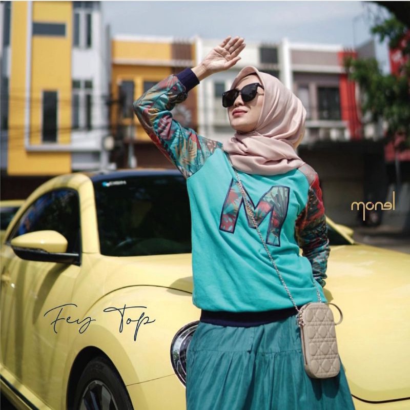 monel atasan - baju atasan - FEY TOP - baju wanita - atasan simple