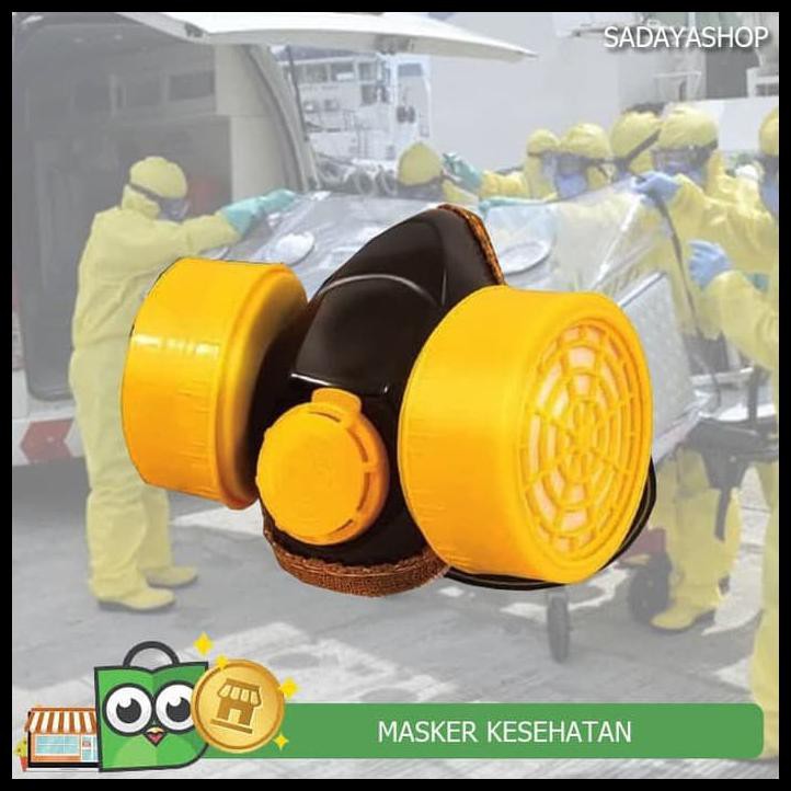 Promo Spesial Masker Gas 3M Filter Udara Kotor Pilox Motor Helm Mask Cosplay Unik