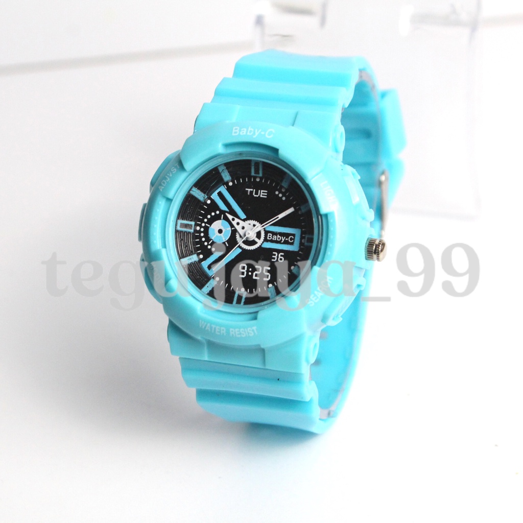 JAM TANGAN SPORT WANITA RUBBER KEREN MURAH GROSIR GL1135