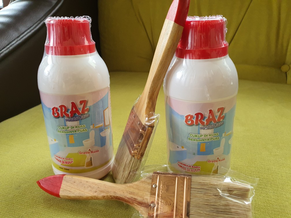 Braz Porcelain Cleaner | Pembersih Kerak Keramik Kamar Mandi - Pembersih Toilet