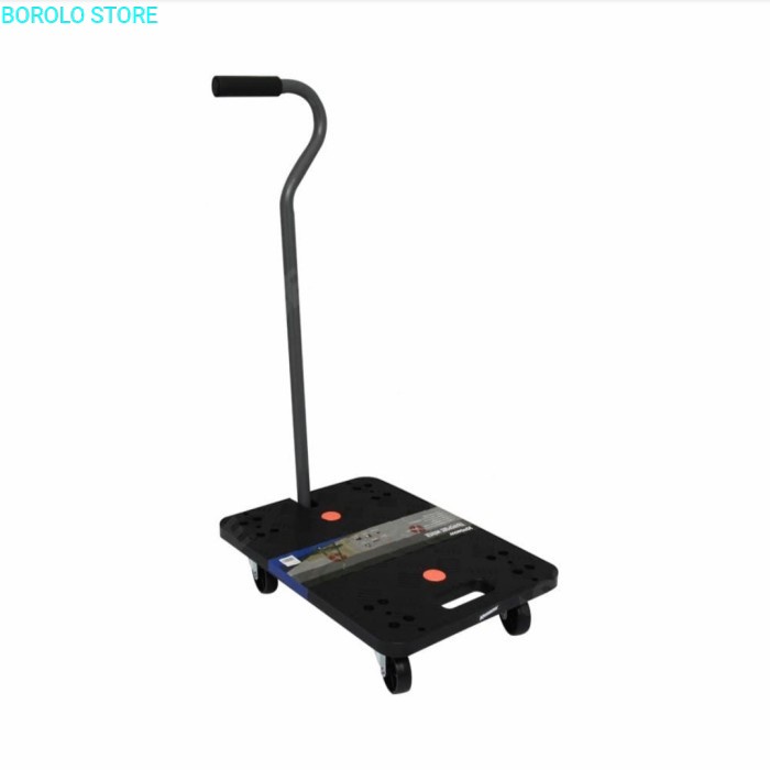 Krisbow Troli barang dolly dengan Handle 100kg / Troli barang