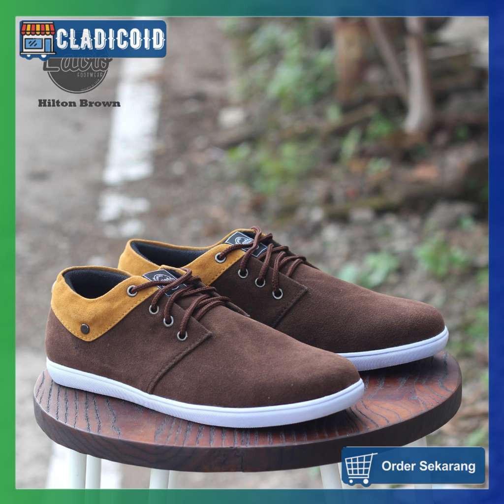 Sepatu Sneakers Casual Pria Keren Original TerlarisHilton Sepatu Santai, Nongkrong, Jalan, Anak Muda