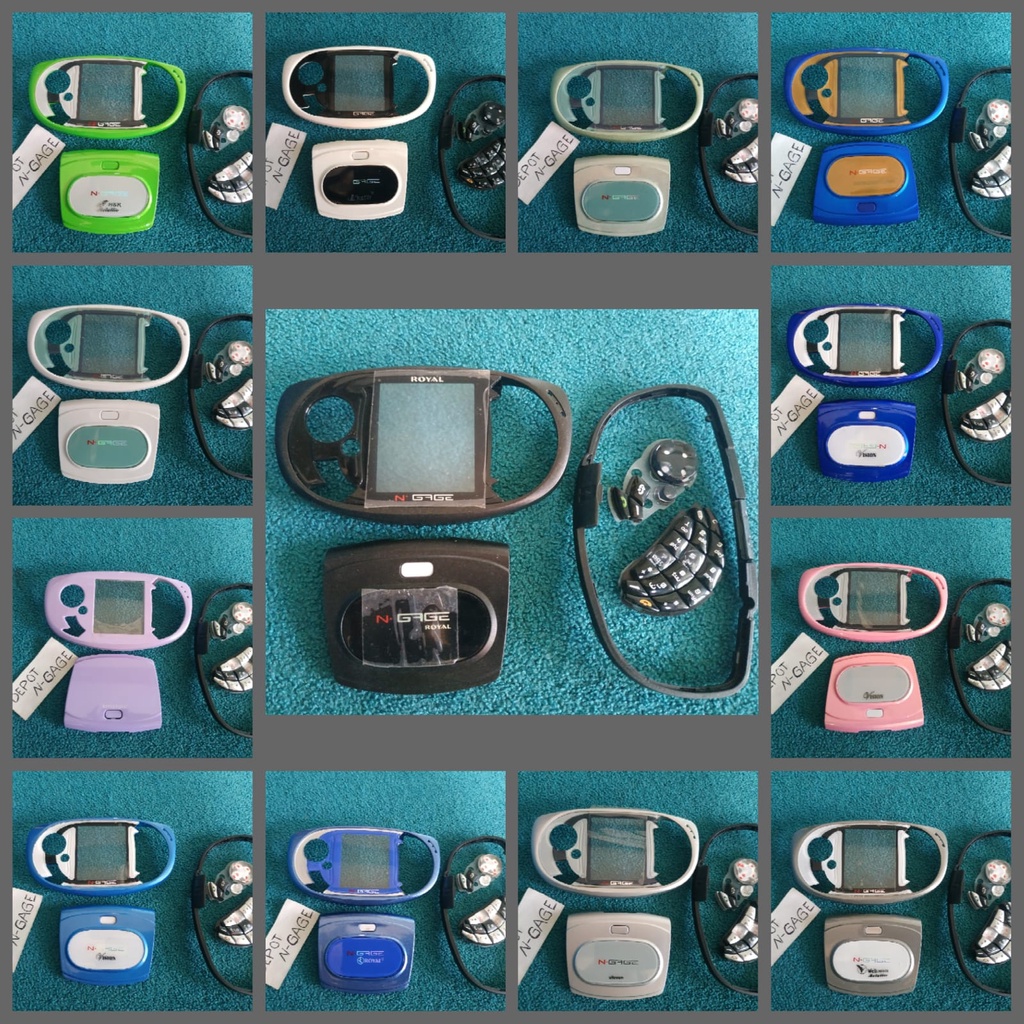 Casing for Nokia N-Gage QD Ngage QD Aneka Warna Plus Karet