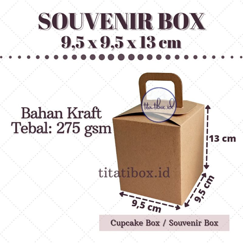

Souvenir Box / Cupcake Box / Paper Box Tenteng
