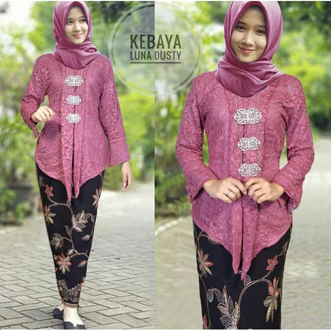 Kebaya Luna Dusty Hijab 0111 RJE Baju Gamis Wanita