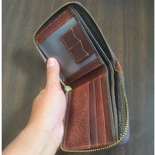 Dompet pria kulit asli berkualitas impor model res sleting full #dompet #dompetpria #dompetkulit #dompetcowok #dompetkeren