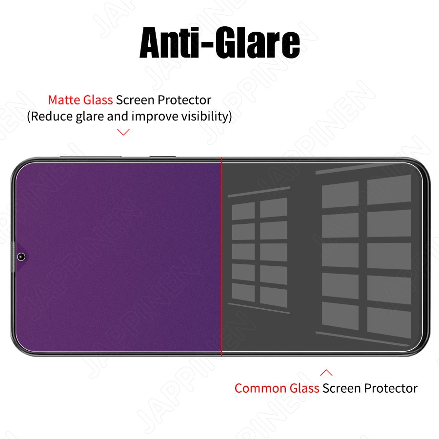 Pelindung Layar Tempered Glass Blue Light Matte Untuk Samsung Galaxy A72 A52 A32 A12 A31 A51 A71 A21S A10 A50 M21 M31