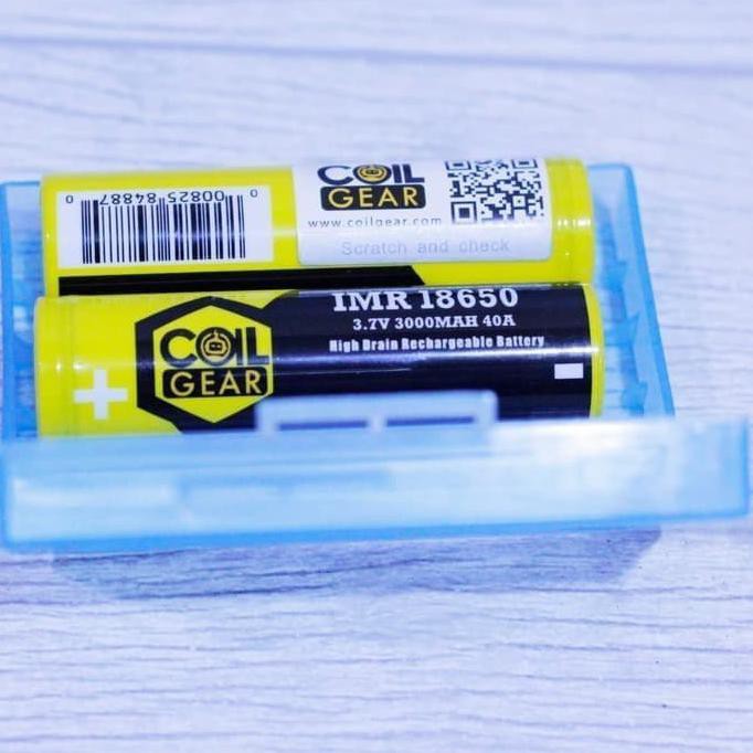 Ke856346-A Authentic Coilgear Baterai Battery Batre 18650 3000Mah 40A