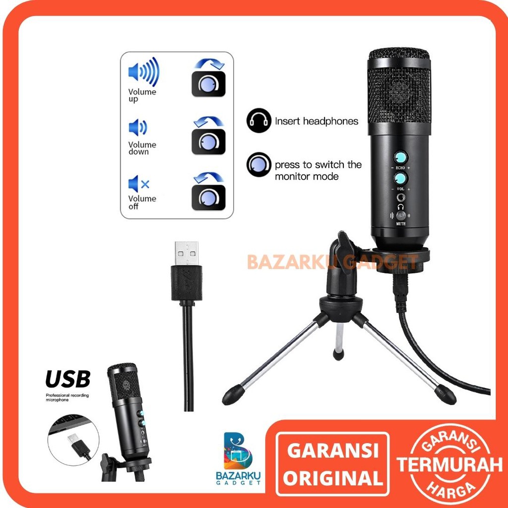Mikrofon L858 Mic Condenser Mic BM 858 Mikrofon Kondenser BM 858 Mikrofon Studio L858
