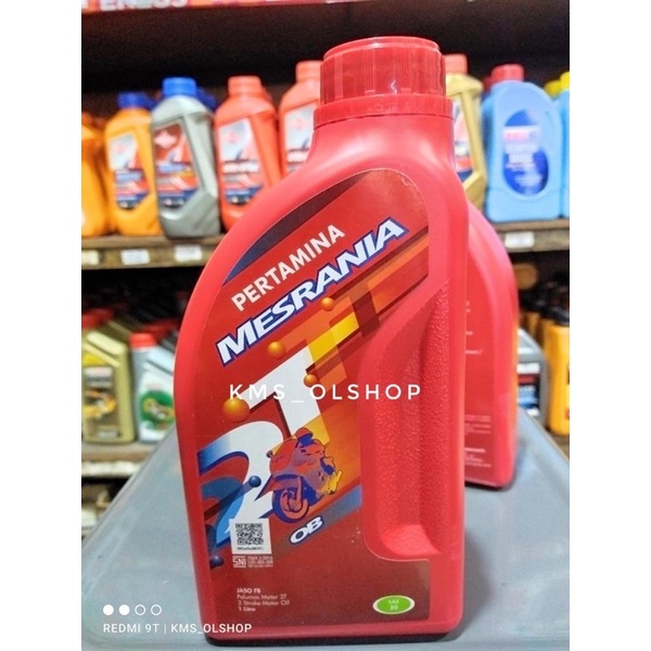 Oli Samping Mesrania 2T OB ( SAE 30 ) dan FB ( SAE 20 ) 1 Liter Oli Pertamina 1000 ml (Asli)