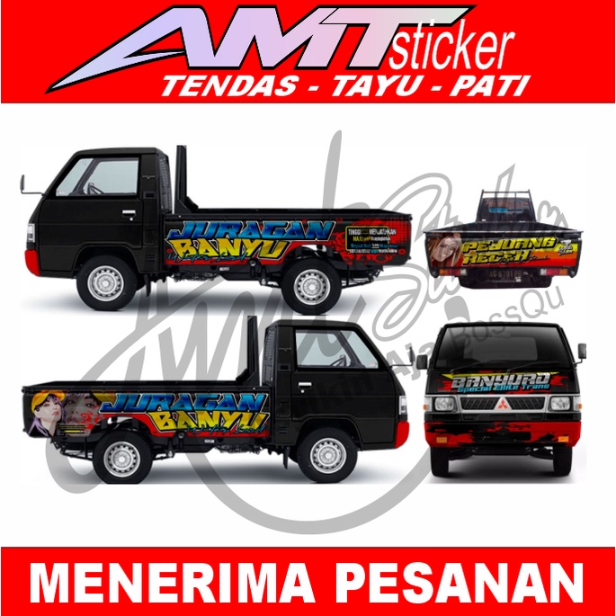 [PROMO] Stiker Decal Bak Belakang L300 Stiker Depan L300 Stiker Mobil L300