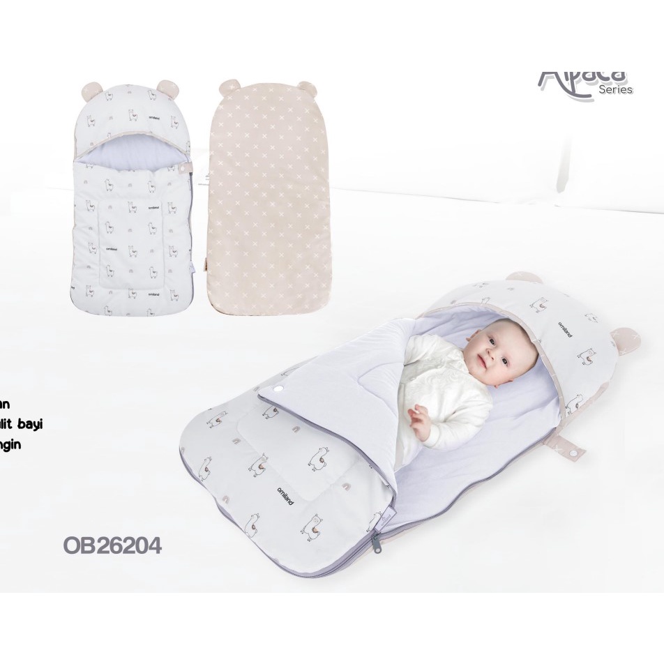 Omiland OB2620 Sleeping Bag ALPACA Series Bedong Selimut Bayi