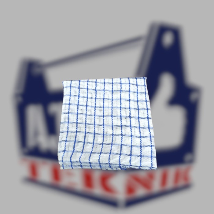 Serbet motif kotak warna cerah topo dapur ukuran eceran murah meriah