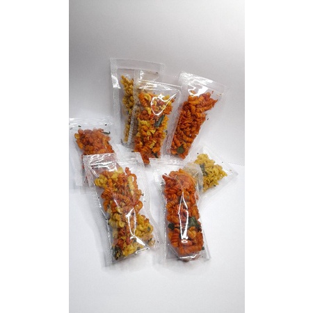 

Makaroni Spiral Daun Jeruk dengan 2 Varian Isi 500g & 1Kg