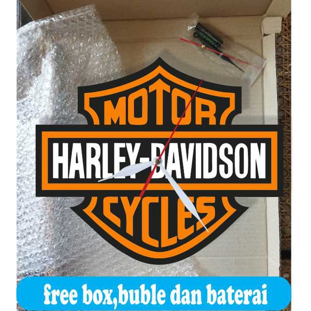 Dekorasi Dinding Koleksi Harley Davidson Jam Dinding Tembok Terbaru