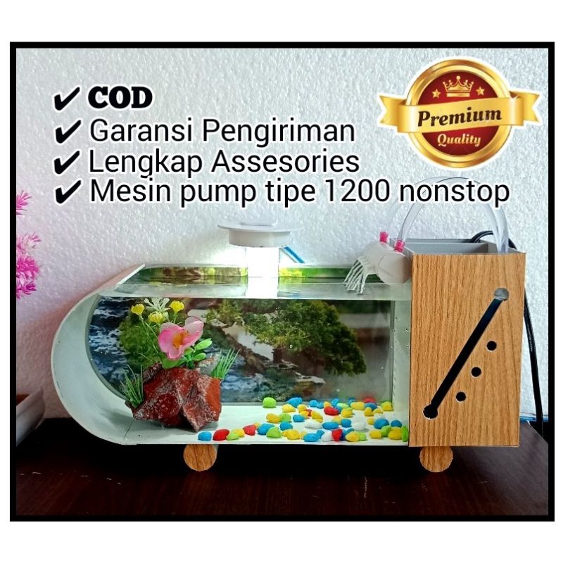 Jual Aquarium Kecil Lengkap Filter Shopee Indonesia