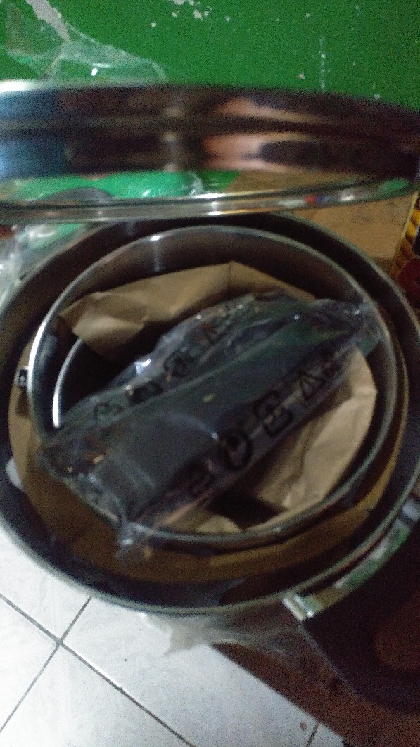 Peralatan Masak / Set Peralatan Masak / Panci Stainless, Set Isi 5, Kaca/baja Tahan Karat An427