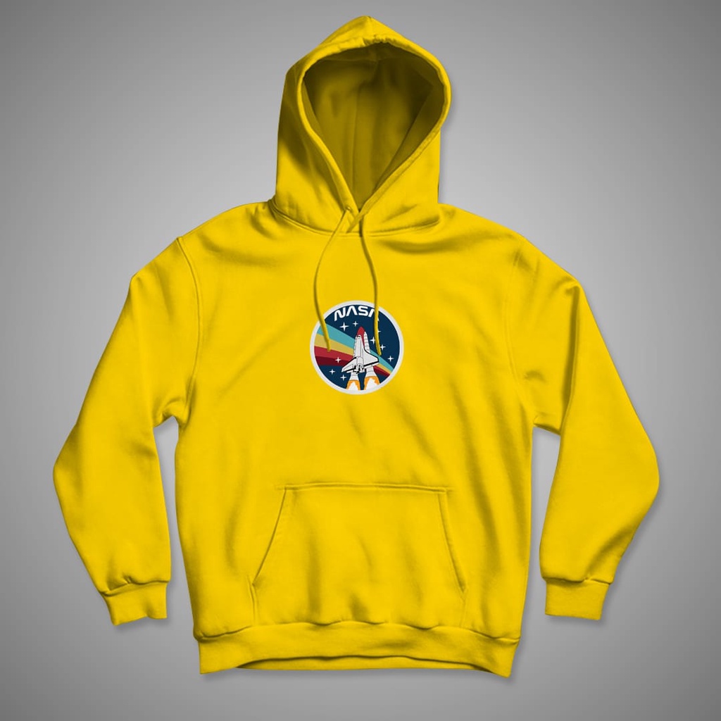 HOODIE WANITA NASA CIRCLE RAINBOW / HOODIE WANITA TEBAL-3
