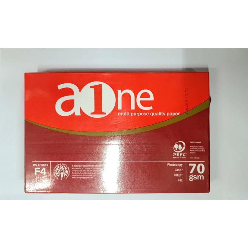 

Kertas HVS AOne F-4 70 gsm