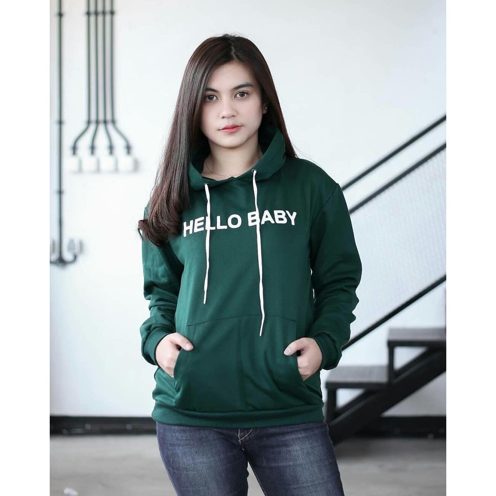 HELLO BABY HOODIE || HOODIE WANITA || HOODIE KEREN #HB