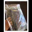 [ 50 Pcs ] Kemasan Kopi Gusset Flat Bottom Hitam 11,5 X 18 + 6 | 250 Gr Kopi Bubuk