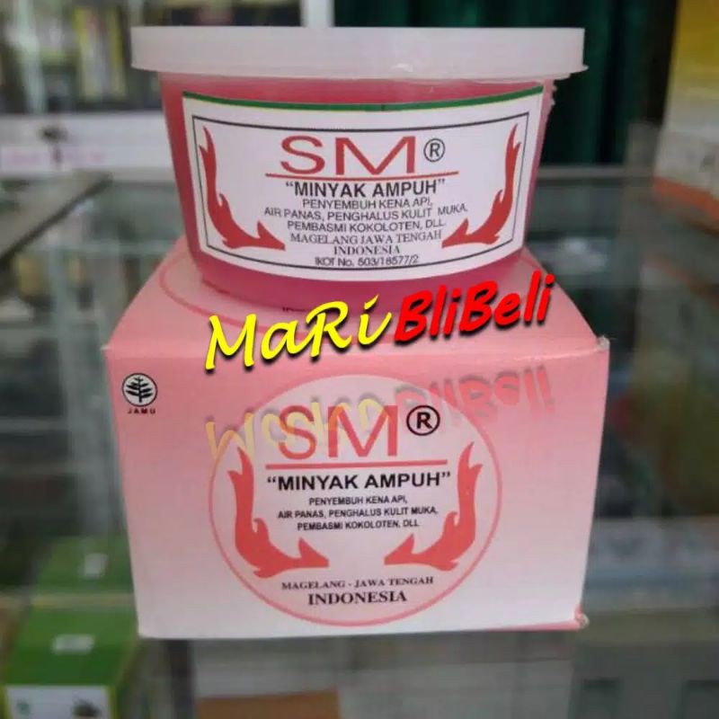 (Grosir 9500/pcs) SM MINYAK AMPUH SM ( Obat / Salep ) Original Magelang