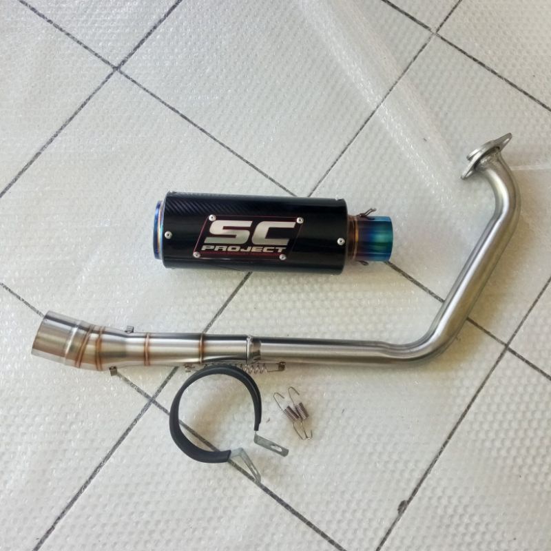 Knalpot Sc project underbelly kolong R15 V3 XSR 155
