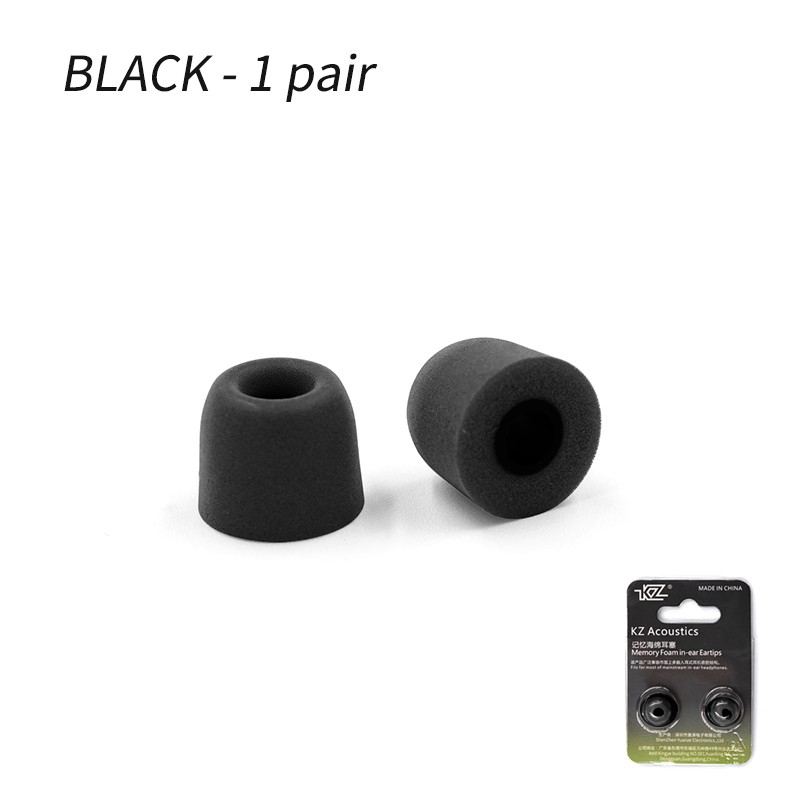 KZ Earbuds Eartips Noise Isolating Comfortable Memory Foam M