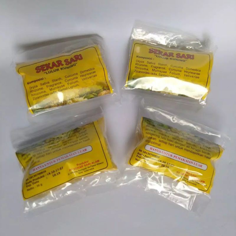LULUR SEKAR SARI KUNING LULUR CALON PENGANTIN