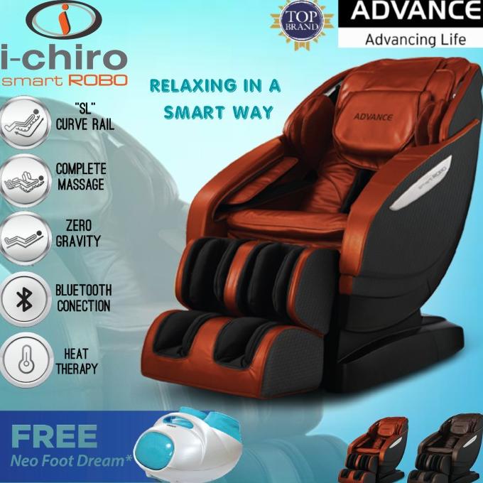 Paket Kursi Pijat Advance Ichiro smartrobo Massage Chair Alat pijat