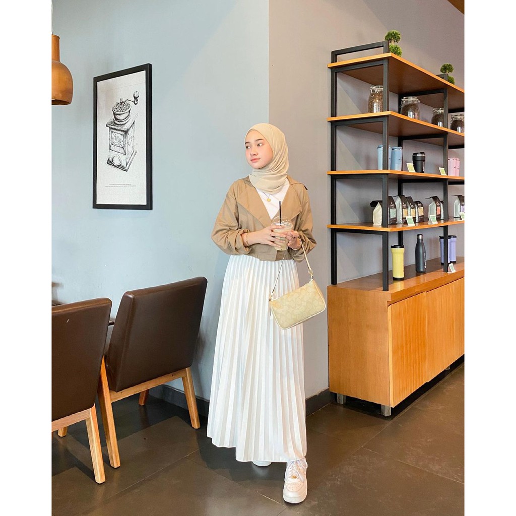 Adara Blazer - Pakaian Wanita - Fashion Muslim - Outerwear Wanita - Korean Style
