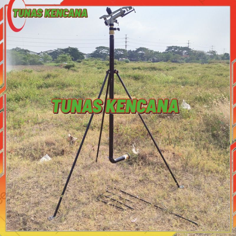 Sprinkler Big Gun Lumo Komplit Tiang|Sistem Pengairan|Penyiraman