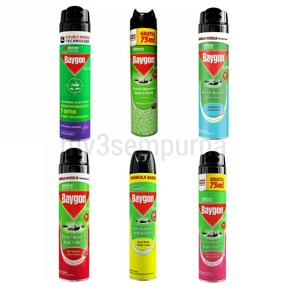 Premium (Mount) Baygon Spray 600 + 75 mL