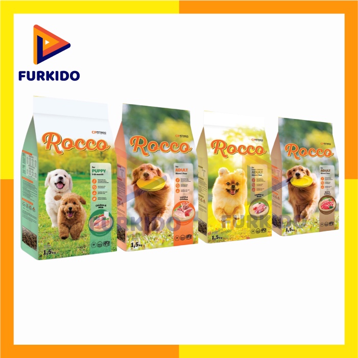 Rocco Dog Food All Variant 1,5 Kg / Makanan Kering Anjing