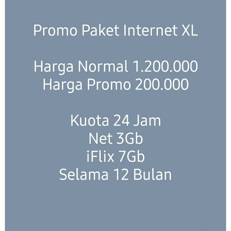 Paket Internet XL